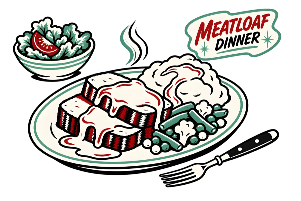Meatloaf dinner